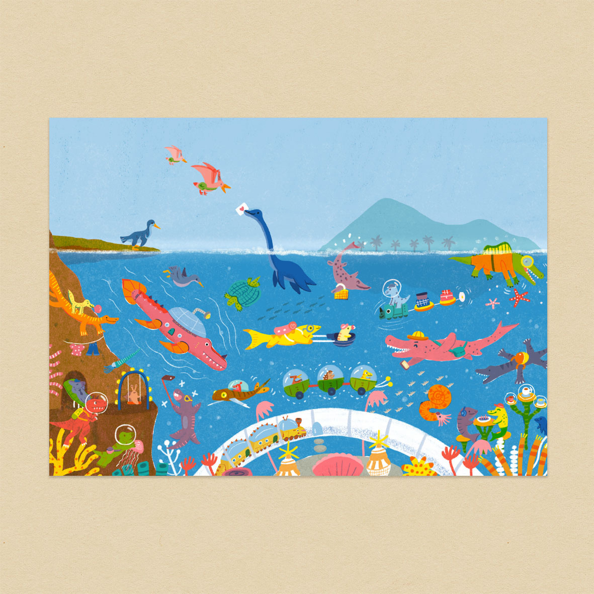 珊瑚公園到了/A6明信片