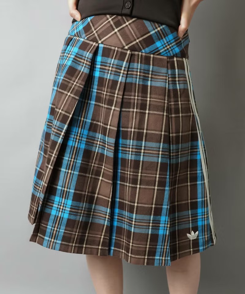 日本預訂 SS x ADIDAS 別注限定 Checkered Mid-Length Skirt