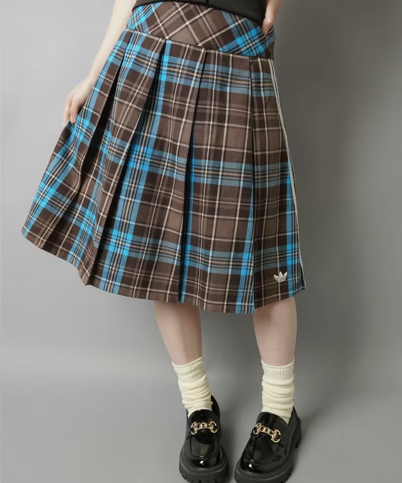 日本預訂 SS x ADIDAS 別注限定 Checkered Mid-Length Skirt