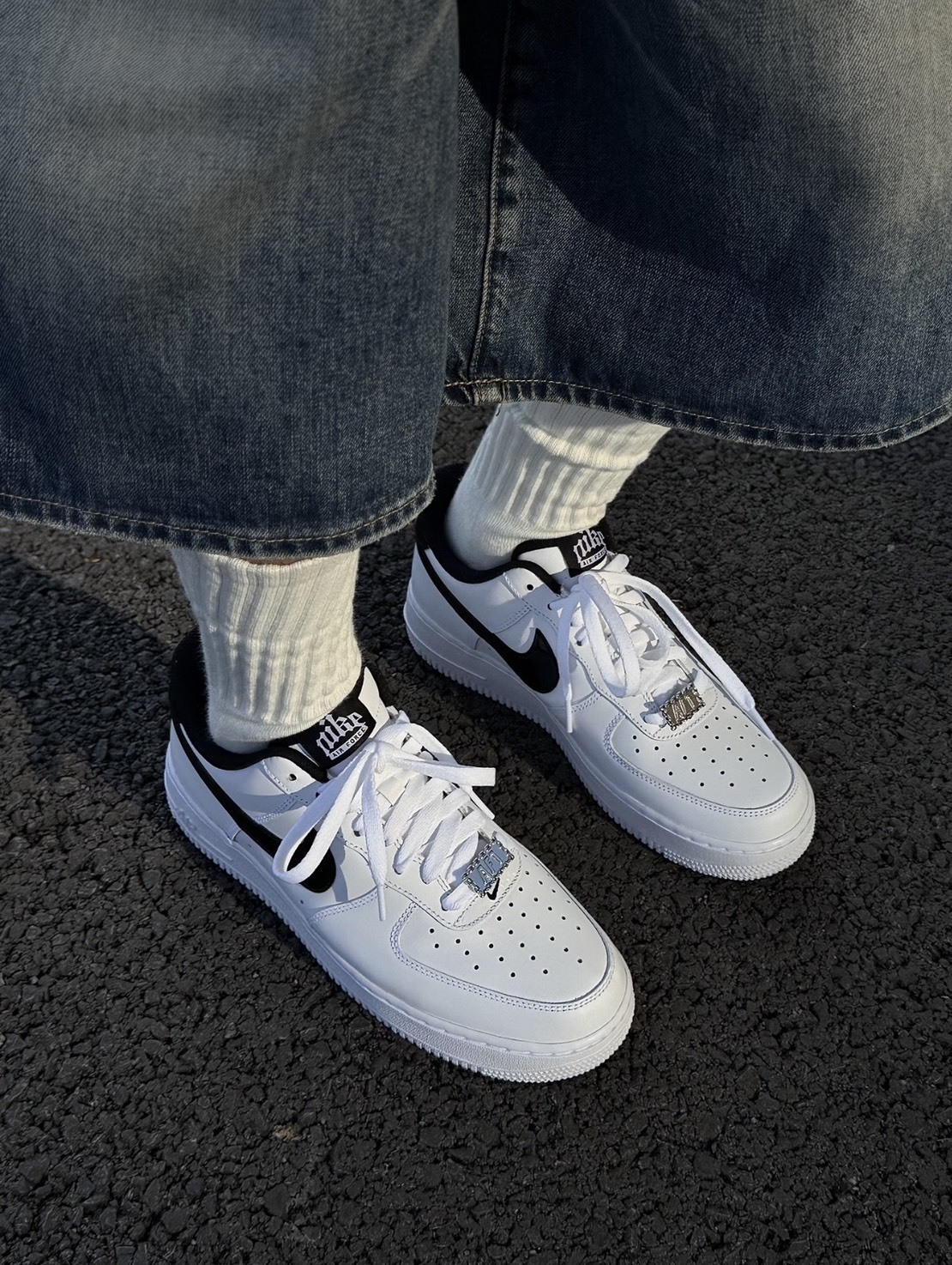 Nike Air Force 1 07 美式復古 墨刻白