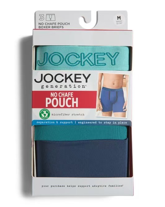 【預購】JOCKEY H022606 3件裝平角底褲