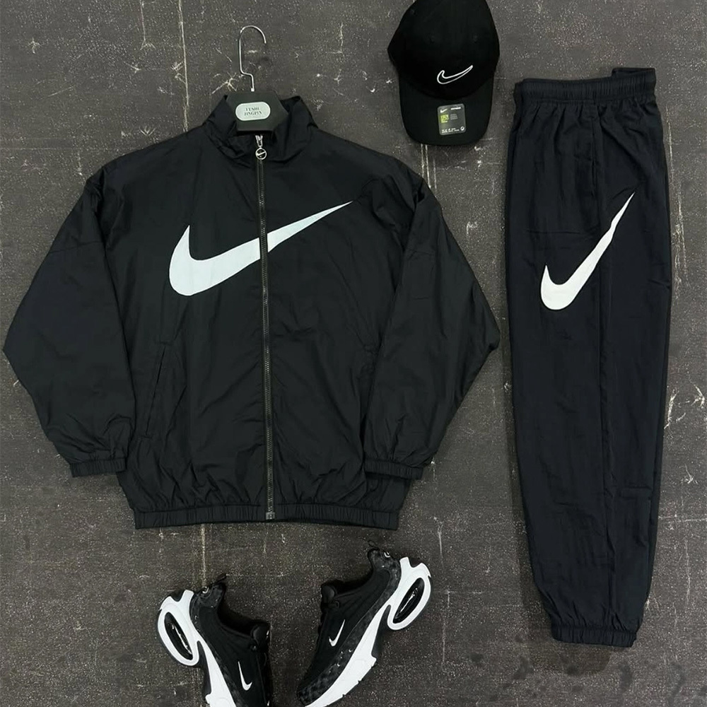 W Nike NSW Essential Jacket 黑 胸前大勾 尼龍外套 女款 DX5865-010