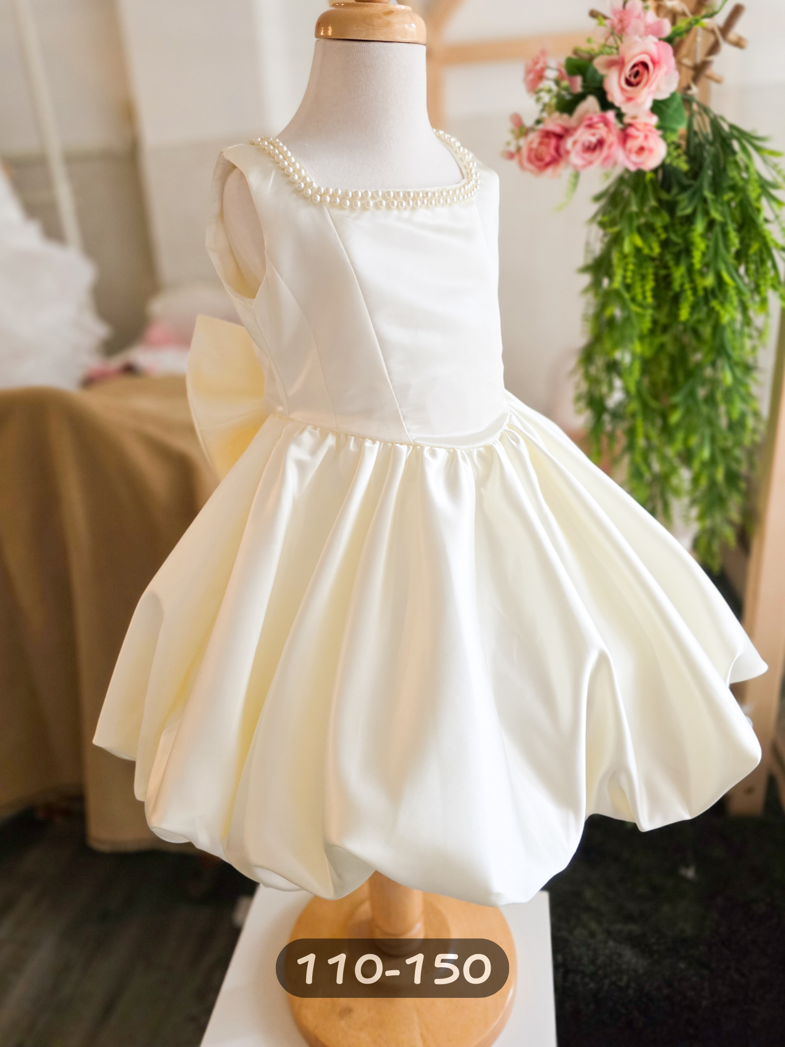 奶霧緞香檳 洋裝/小禮服