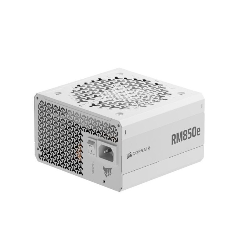 CORSAIR 海盜船 RM750e/RM850e/RM1000e 金牌 750W ATX3.1 白色全模電源供應器