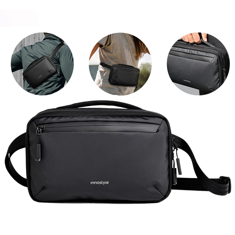 innostyle DailyCarry系列 防潑水多功能 側背包 斜背包 腰包 手提包 包包 休閒包 YKK拉鍊