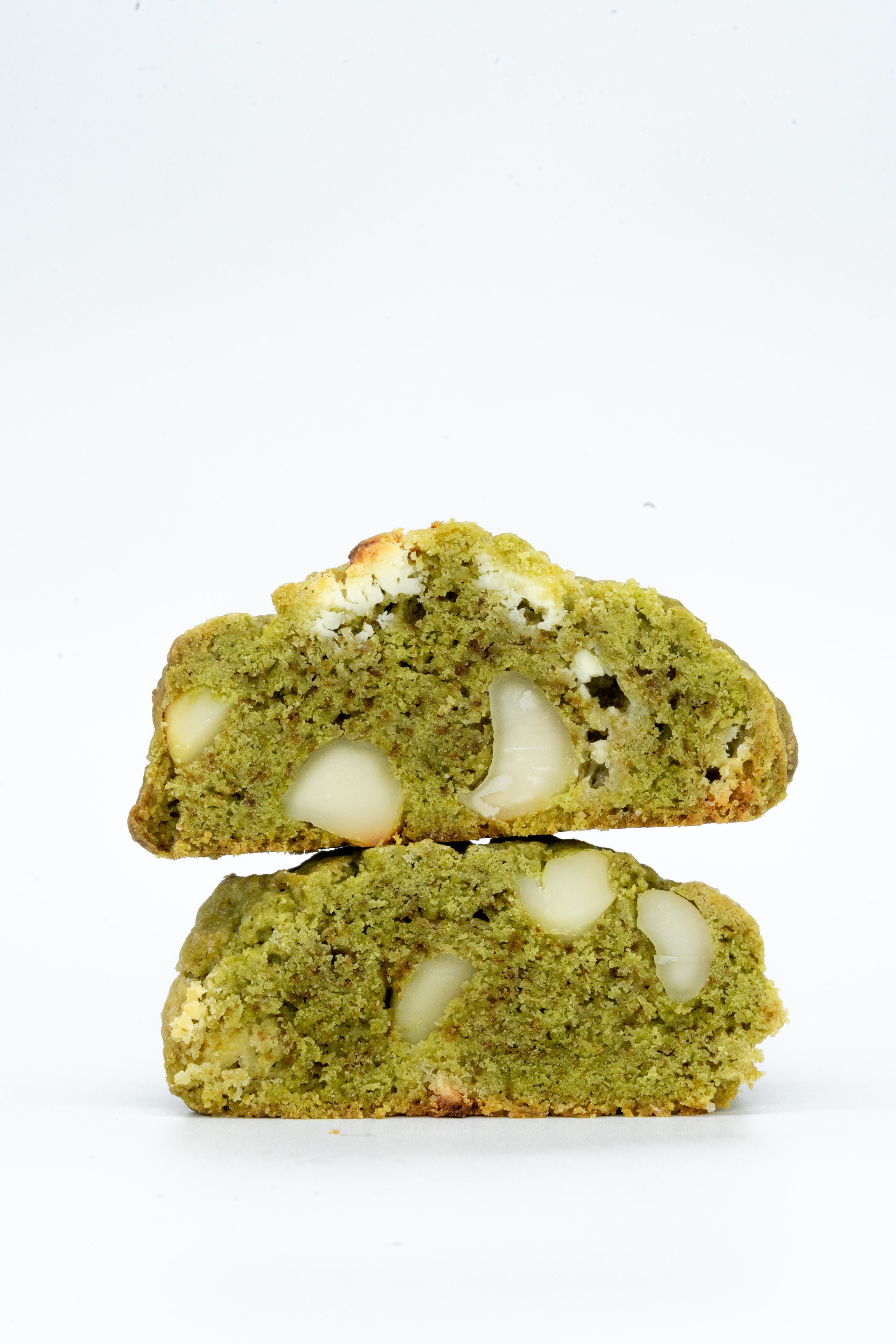 抹茶白巧克力夏威夷豆美式餅乾