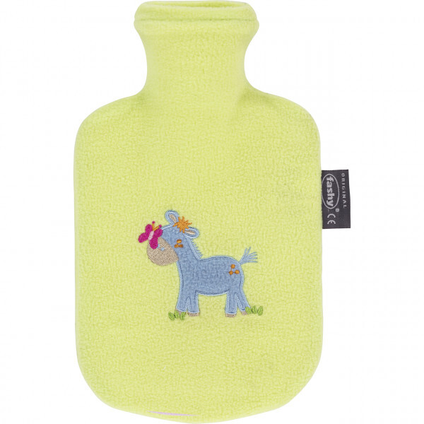 FASHY Hot Water Bottle with embroidery "Horse" 0.8L