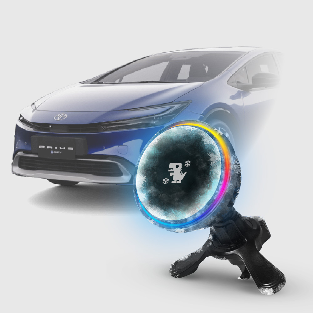 Toyota Prius｜XILLA黑鏡冰核智充手機架