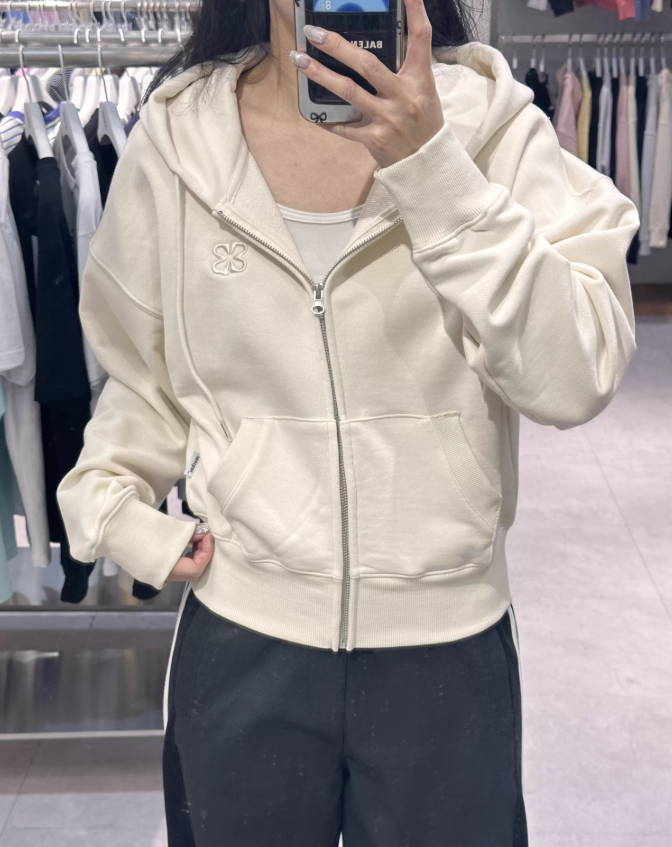 【韓國預購】AKR022503 MARKM 女裝小Logo短版連帽外套