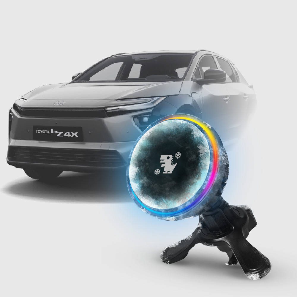 Toyota bZ4X｜XILLA黑鏡冰核智充手機架