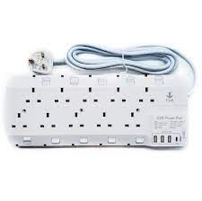 豐業 S6104USB 13A 10位獨立燈制排蘇連 3A+1C 500394690