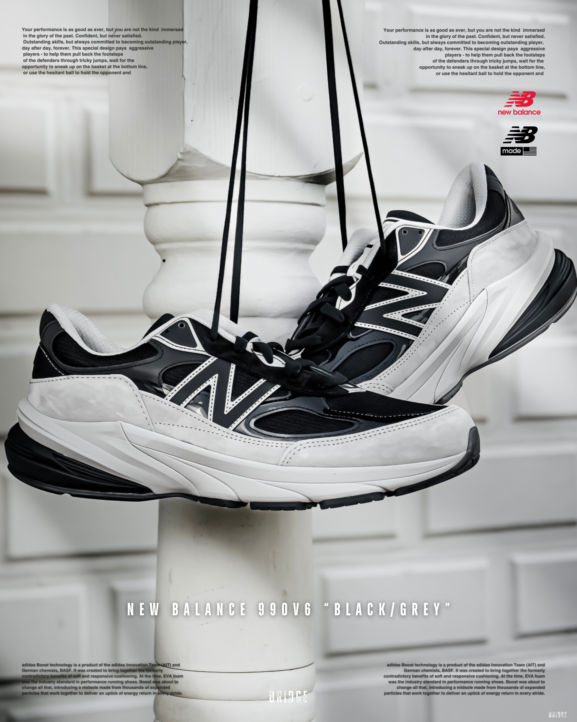 『 終究得入手 美製990🇺🇸 』New Balance 990v6 990jc6黑灰