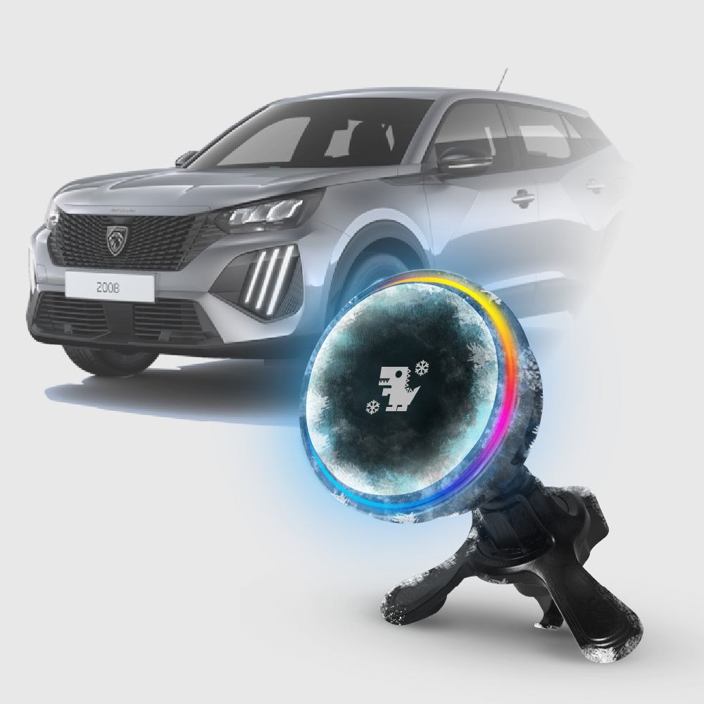 寶獅 Peugeot 2008｜XILLA黑鏡冰核智充手機架