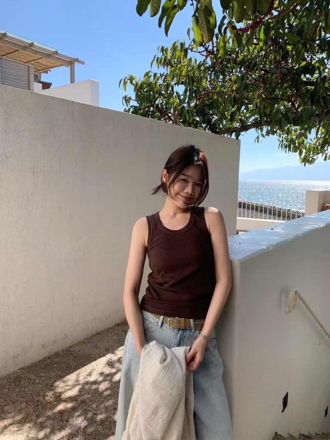 380 多巴胺基礎彈力U領背心