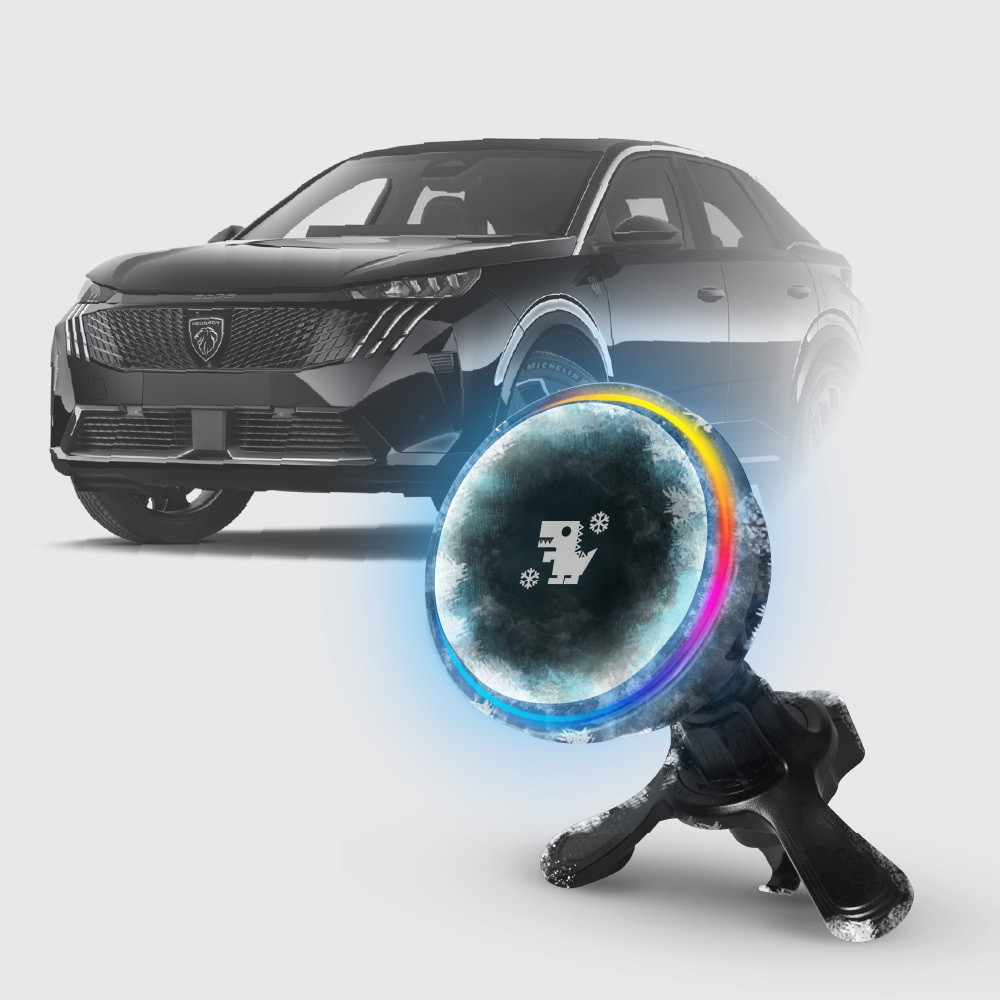 寶獅 Peugeot 3008｜XILLA黑鏡冰核智充手機架