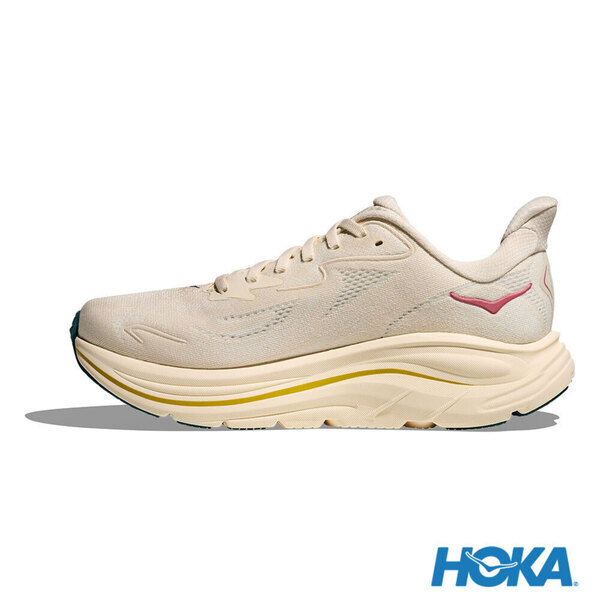 Hoka Clifton 10 Wide 1162050-BHLB 女 慢跑鞋 寬楦 跑鞋 路跑 米