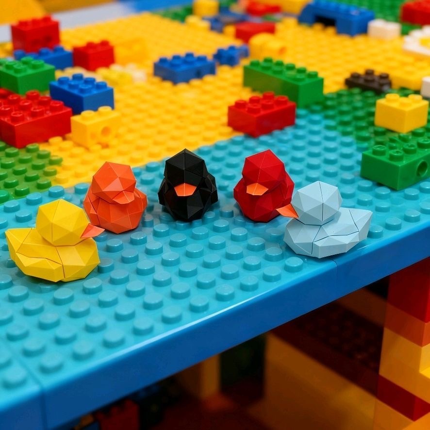 3D打印拼裝小鴨（一隻）