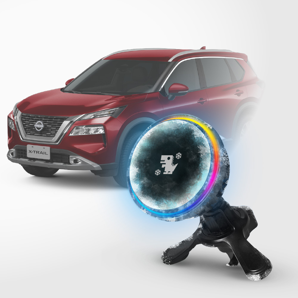 Nissan X-Trail｜XILLA黑鏡冰核智充手機架