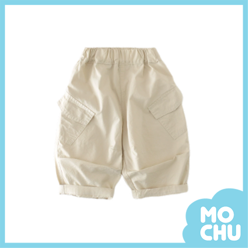 素色寬鬆直筒工裝褲(三色)