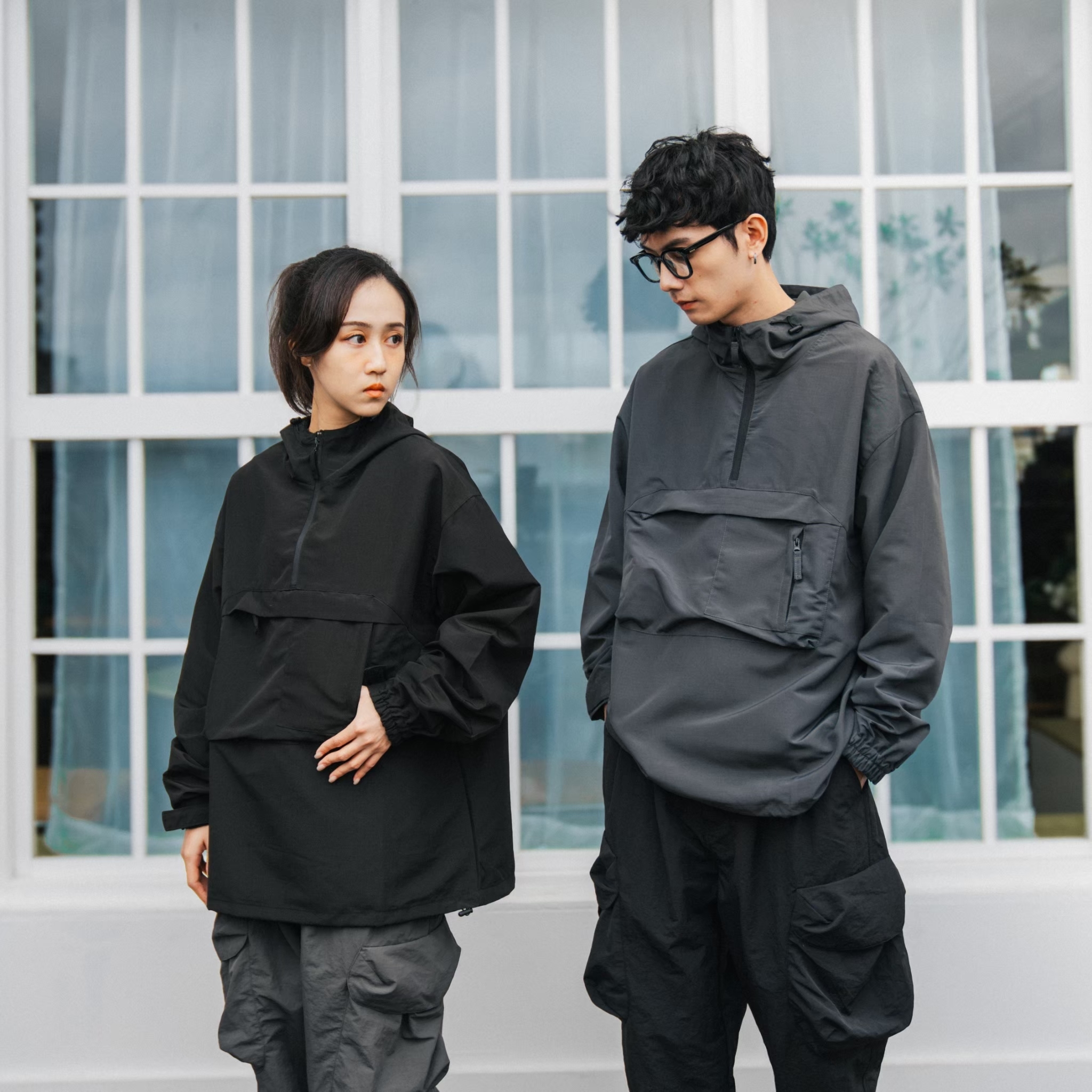 #預購 SBG 抗撕裂防潑水連帽衝鋒外套 兩色 K313