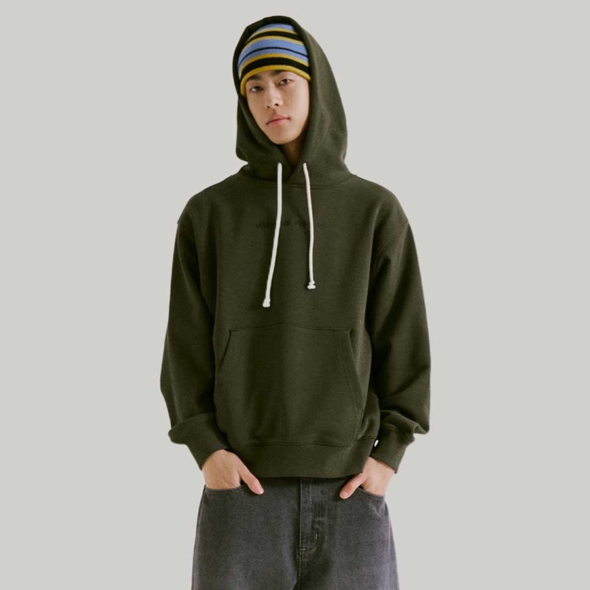 【韓國預購】AKR022504 MARKM Logo 連帽衛衣