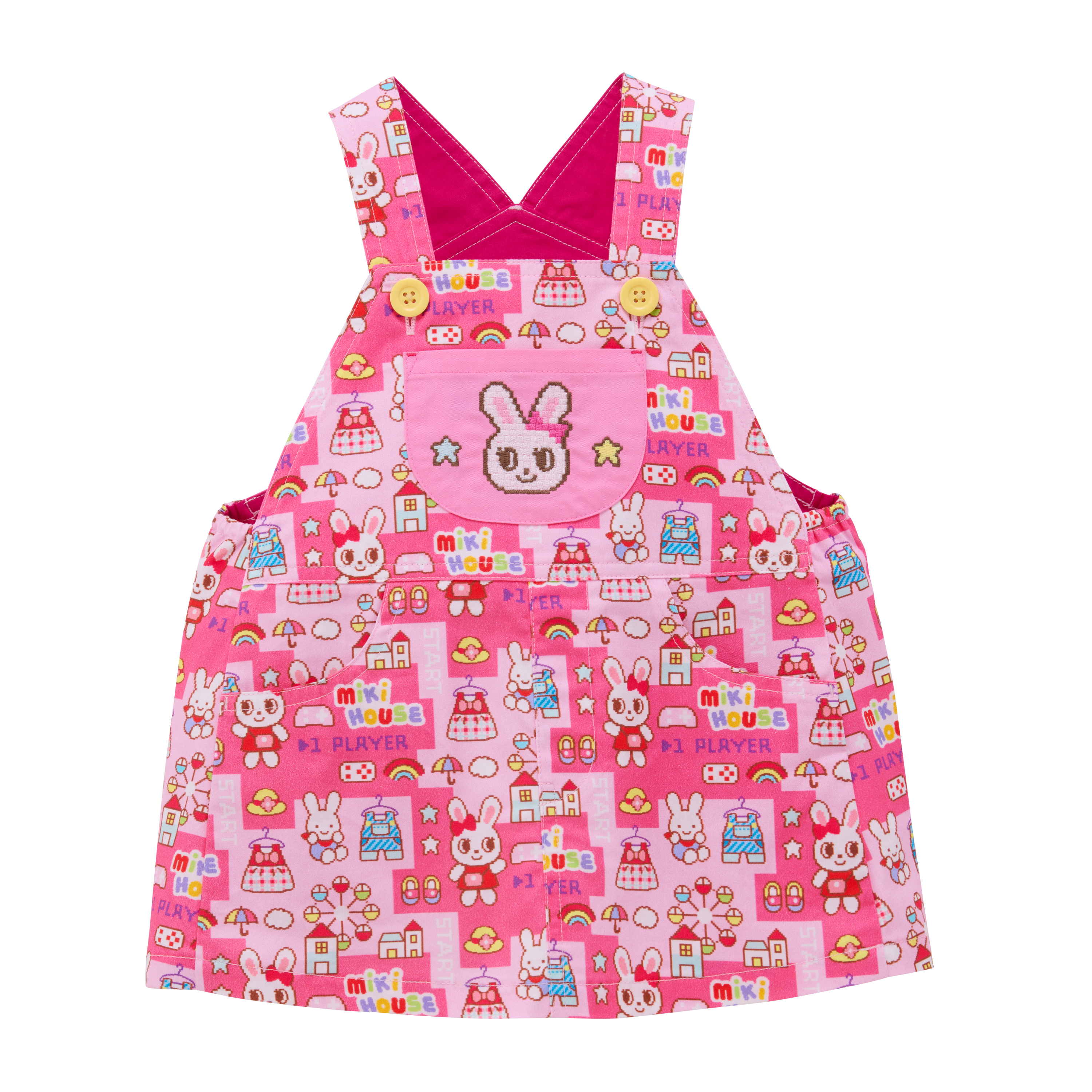 MH 遊戲主題兔背帶裙