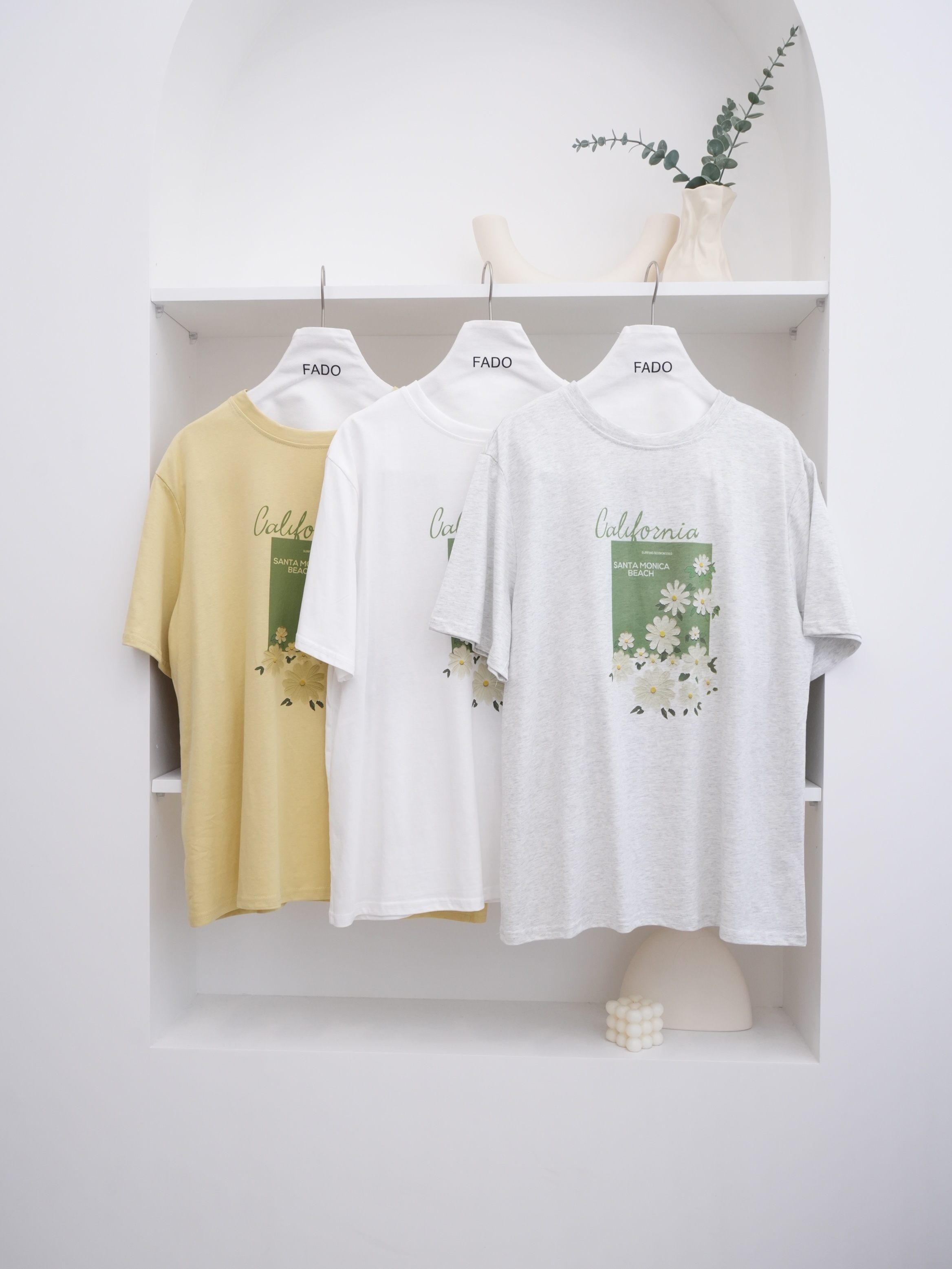 法朵Fado shop｜小雛菊花🌼圓領Tee 0215011 三色 {S-L皆可穿}