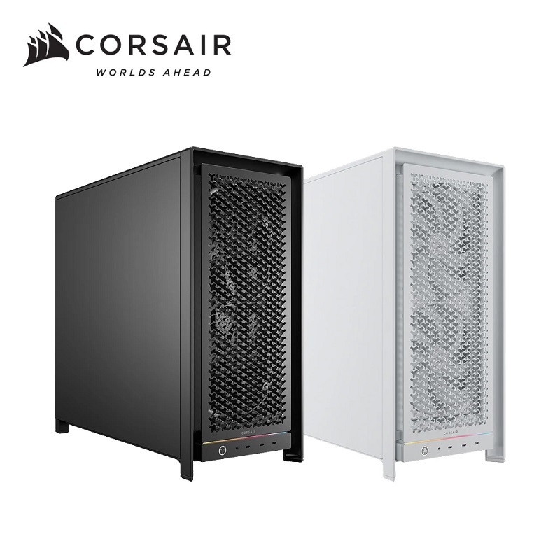 海盜船 Frame 5000D WORKSTATION透側模組化E-ATX機殼 黑/白 附RS120風扇*3