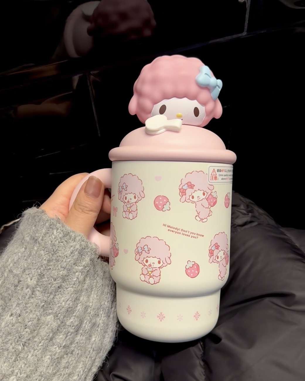 <快速出貨> SANRIO 三麗鷗 大頭造型吸管杯 保溫保冷 正版授權
