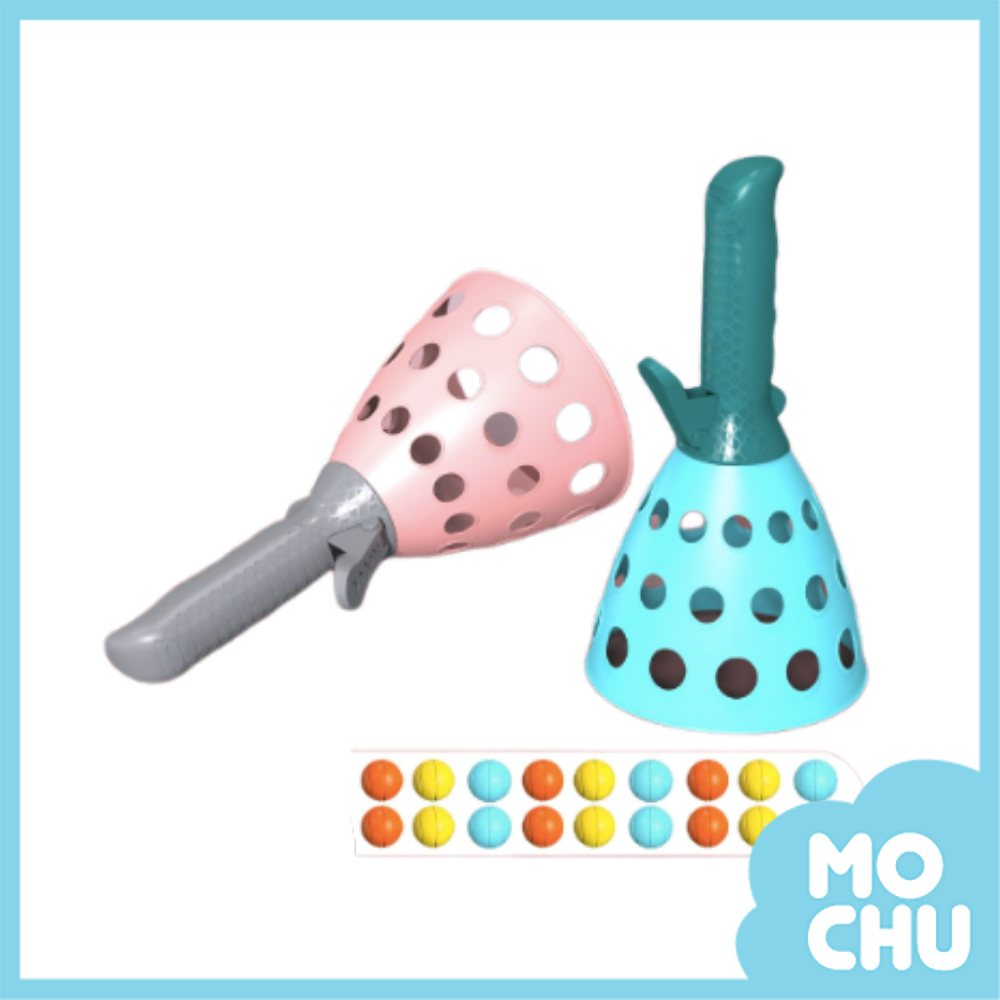 親子遊戲彈射球具組(送18顆球)