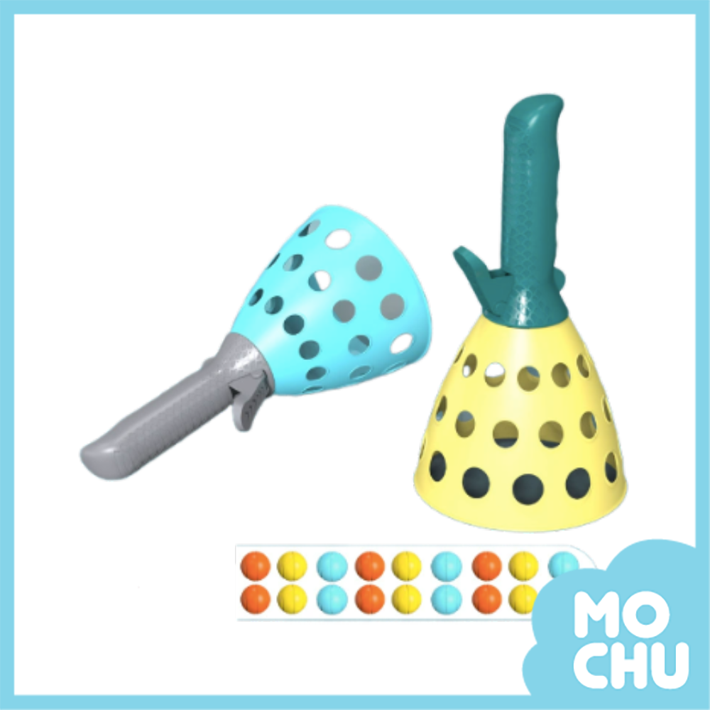 親子遊戲彈射球具組(送18顆球)