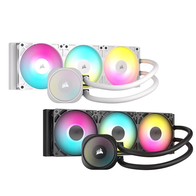 CORSAIR 海盜船 NAUTILUS 360 ARGB CPU水冷散熱器 黑色/白色