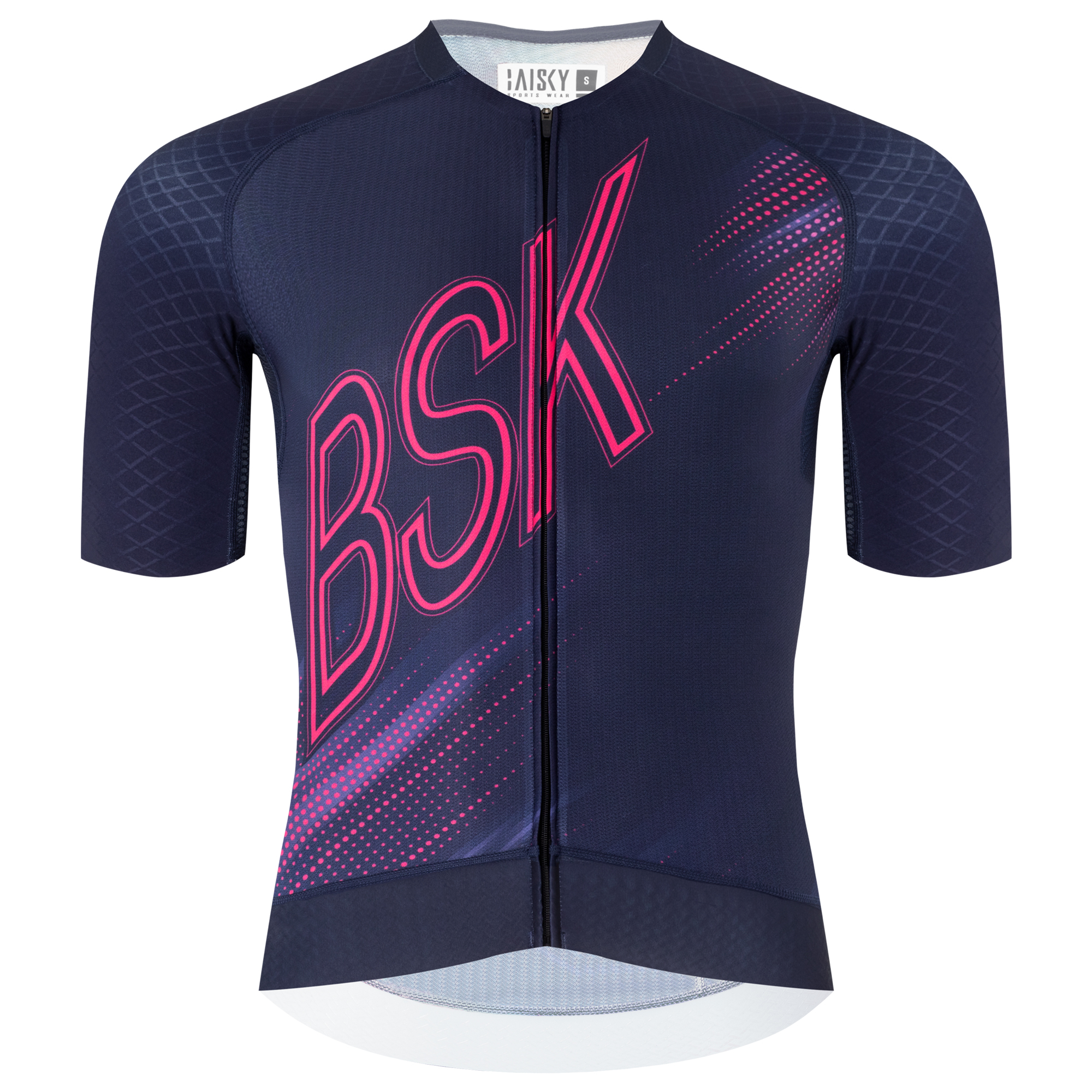 男款空力短車衣 赤曙 深藍