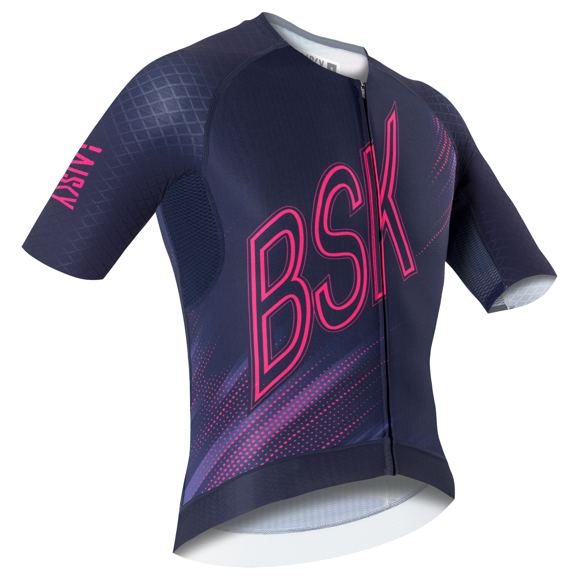 男款空力短車衣 赤曙 深藍