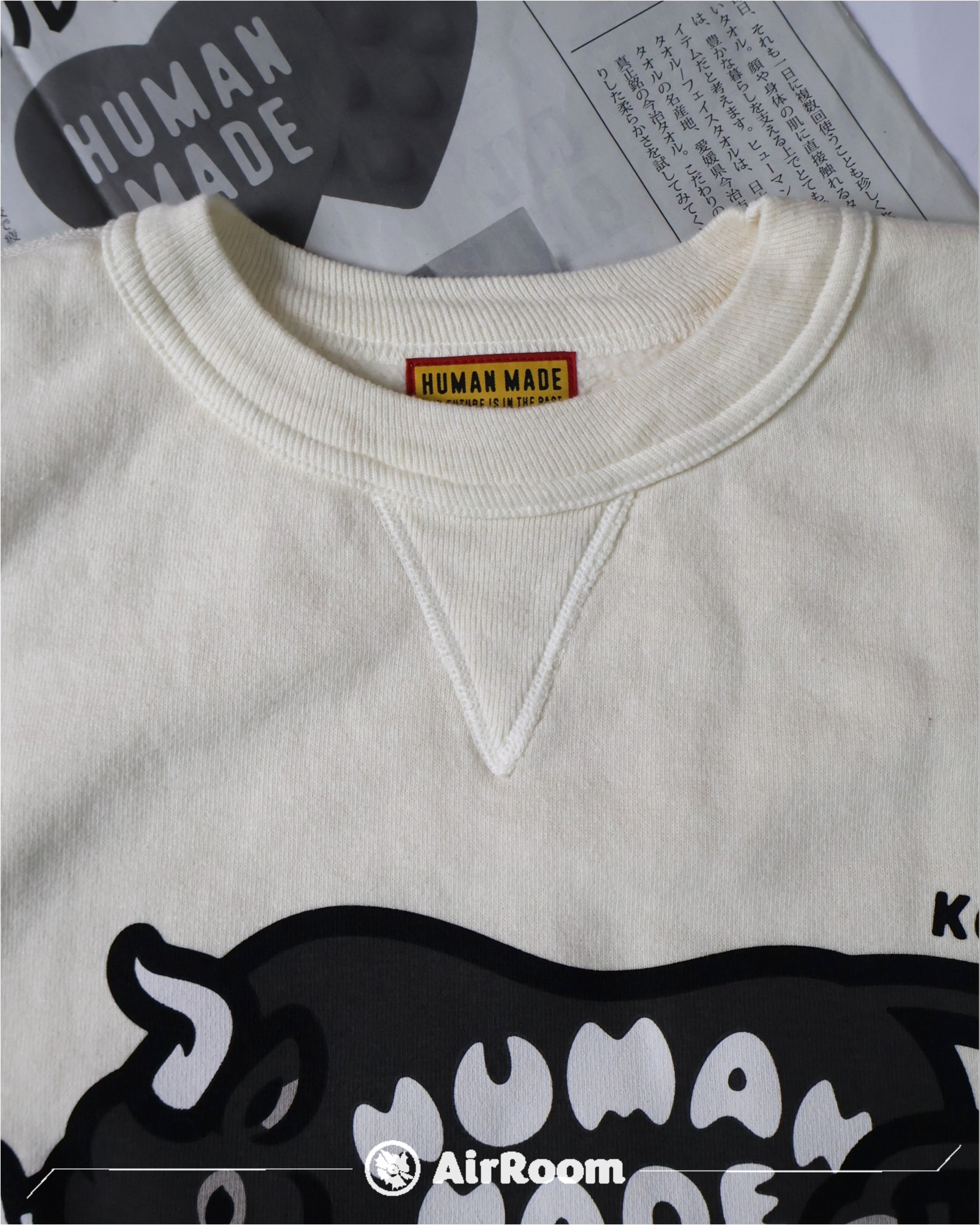 『代購+現貨商品』2026SS HUMAN MADE TSURIAMI SWEATSHIRT 神戶 牛 店鋪限定 大學T 長袖 現貨 HM30CS088