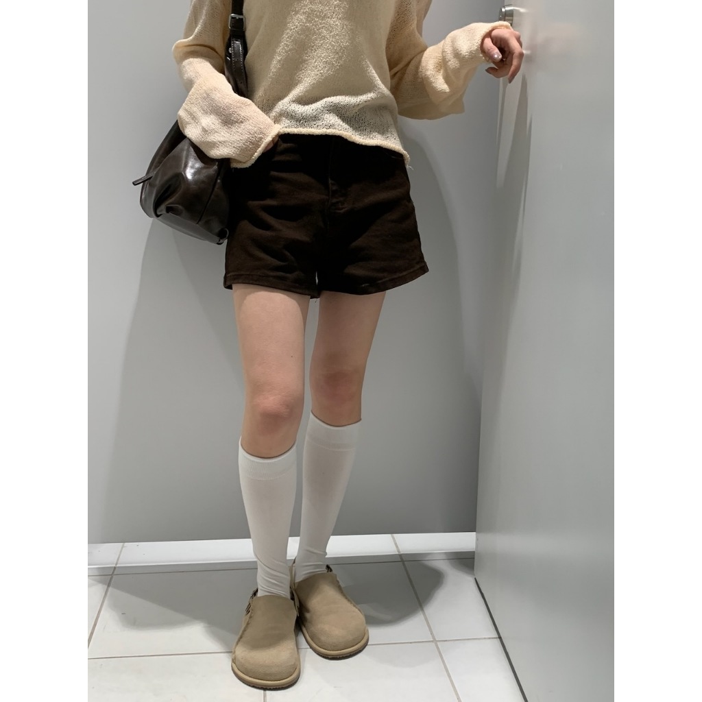 A19 修飾冠軍 A字斜紋布短褲 #A3092