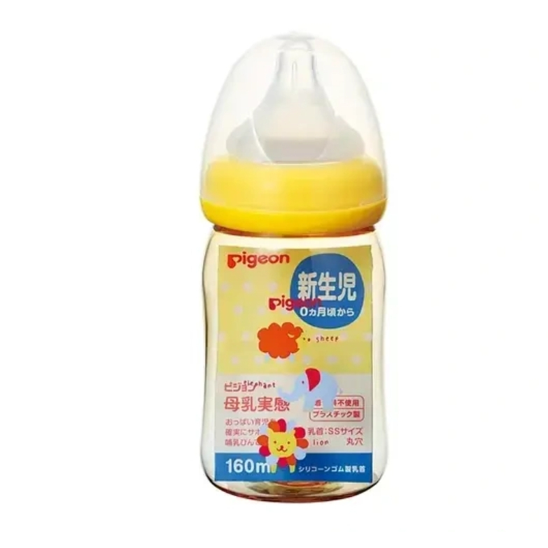 【樂森藥局】貝親 Pigeon 寬口母感 PPSU奶瓶160ml 可愛動物
