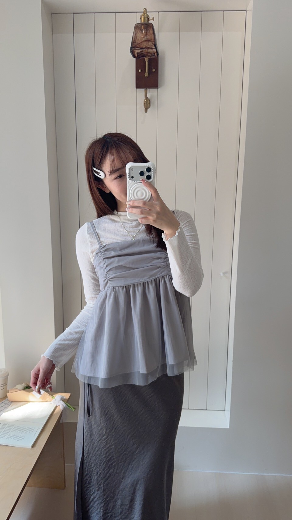 網紗仙女背心 肩帶可調 3colors