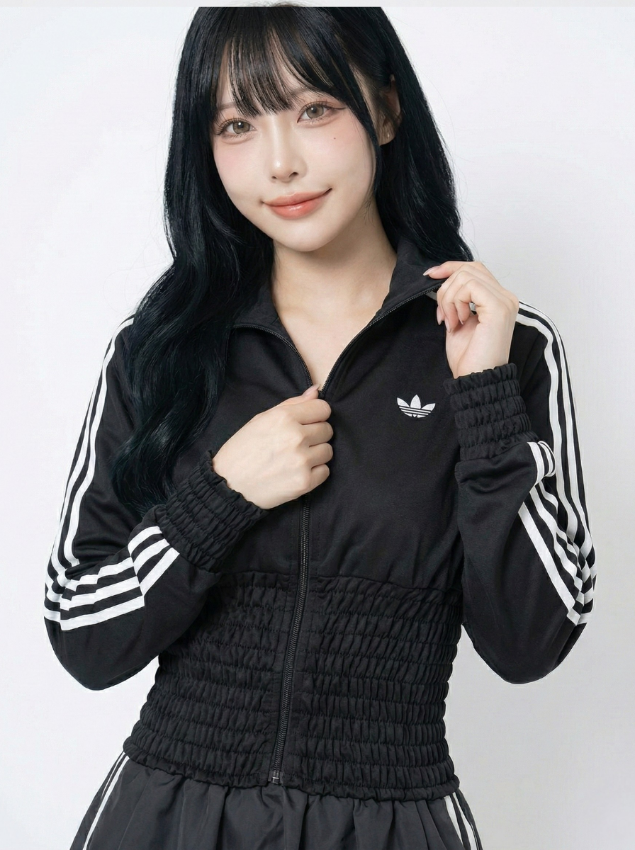 日本預訂 SS x ADIDAS 別注限定 shirred track jacke