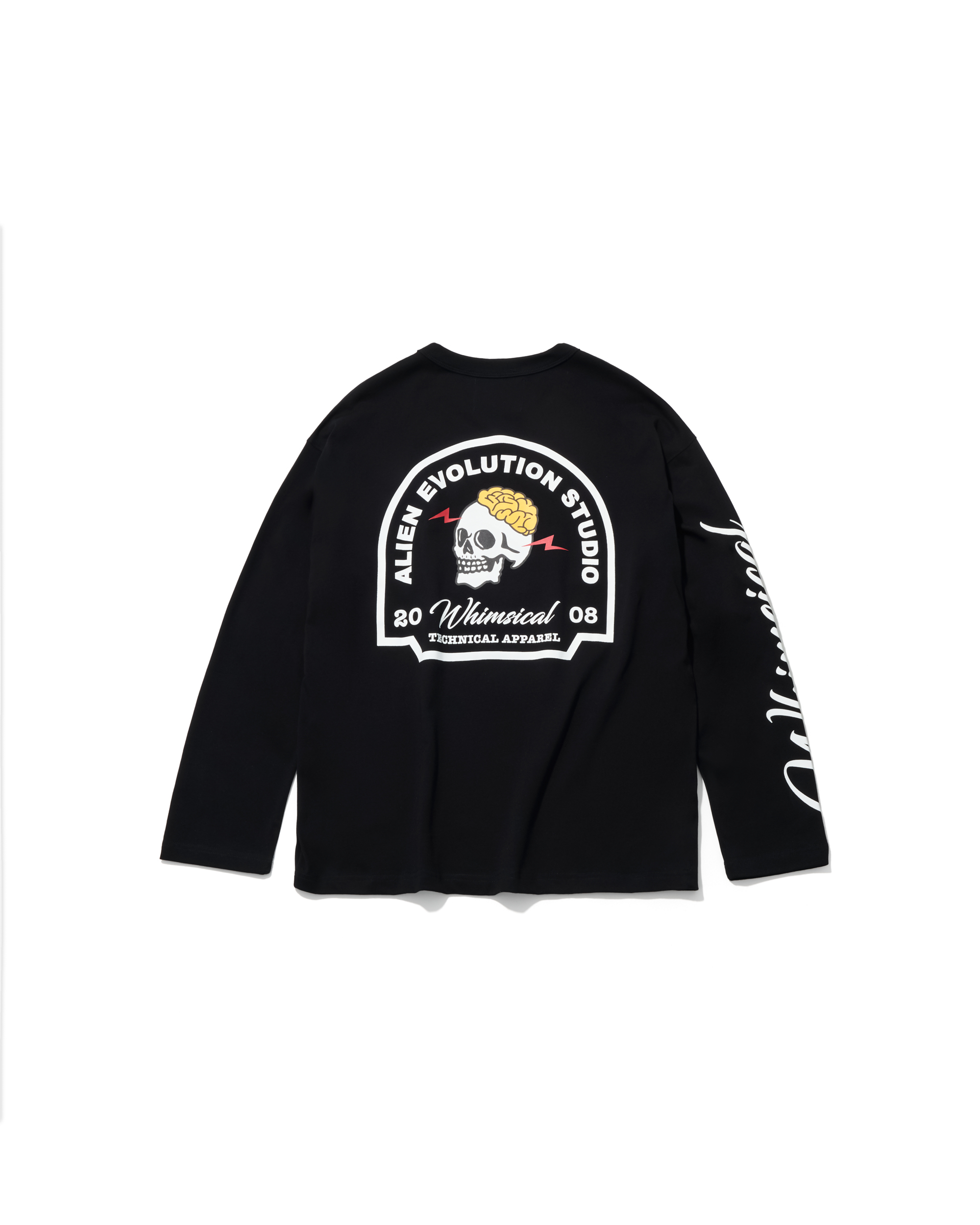 AES WHIMSICAL SKULL LONG-SLEEVE TEE