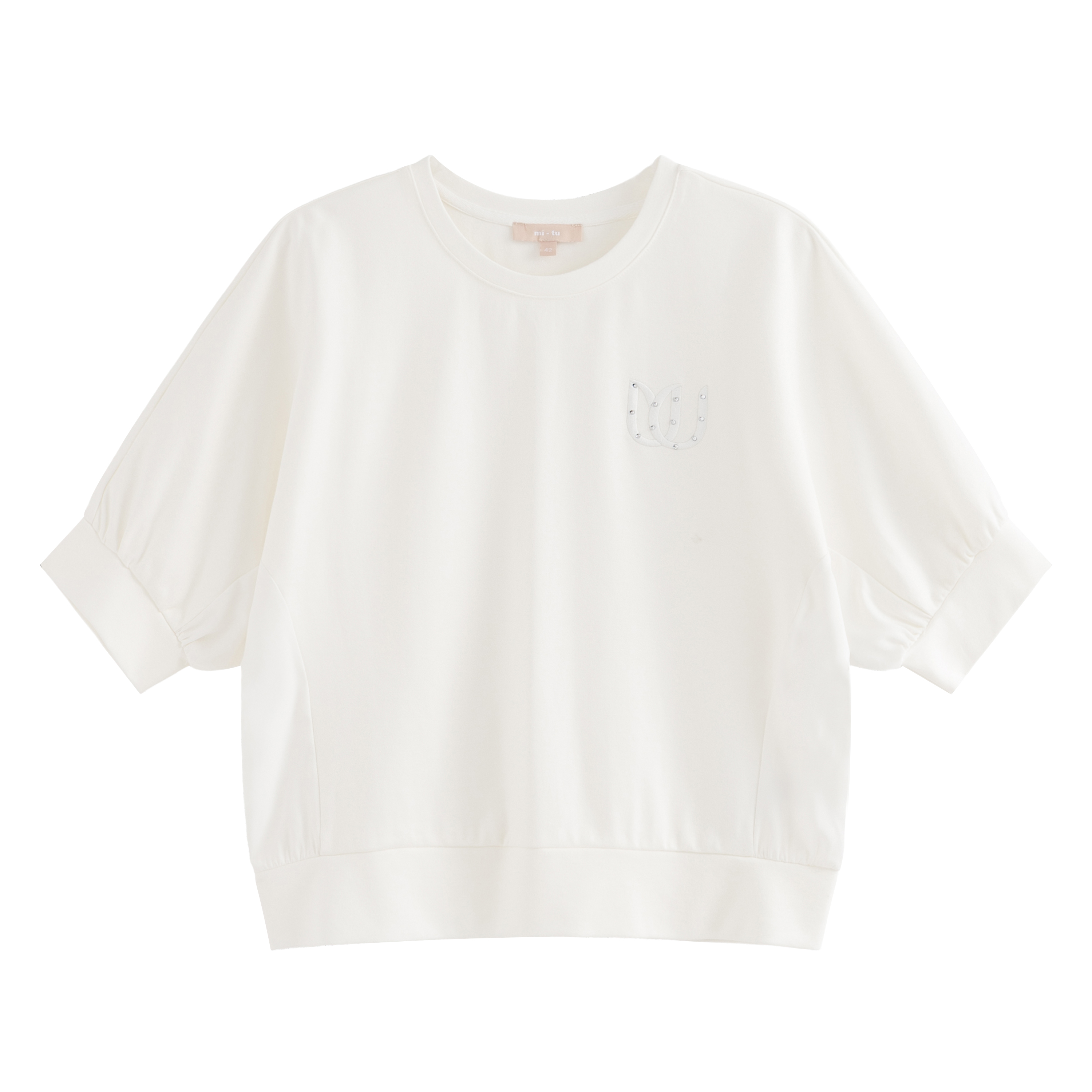 mi-tu 閃鑽印花T恤