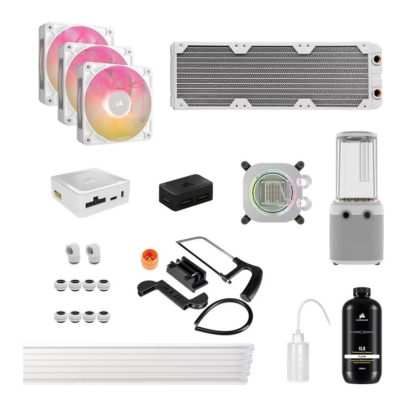 Corsair 海盜船 iCUE LINK XH505i RX 360 RGB 客製水冷套件 黑色/白色