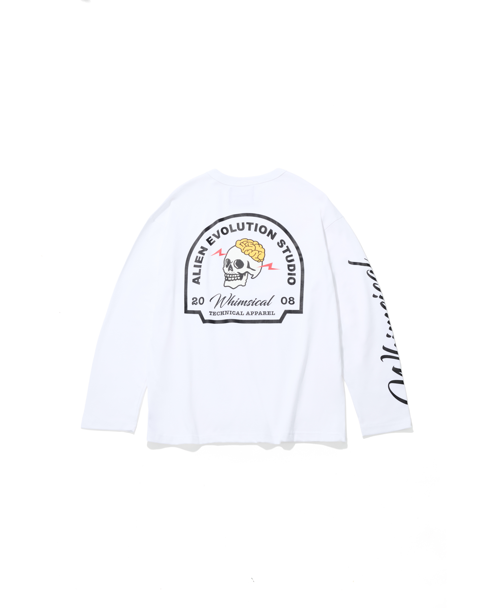 AES WHIMSICAL SKULL LONG-SLEEVE TEE