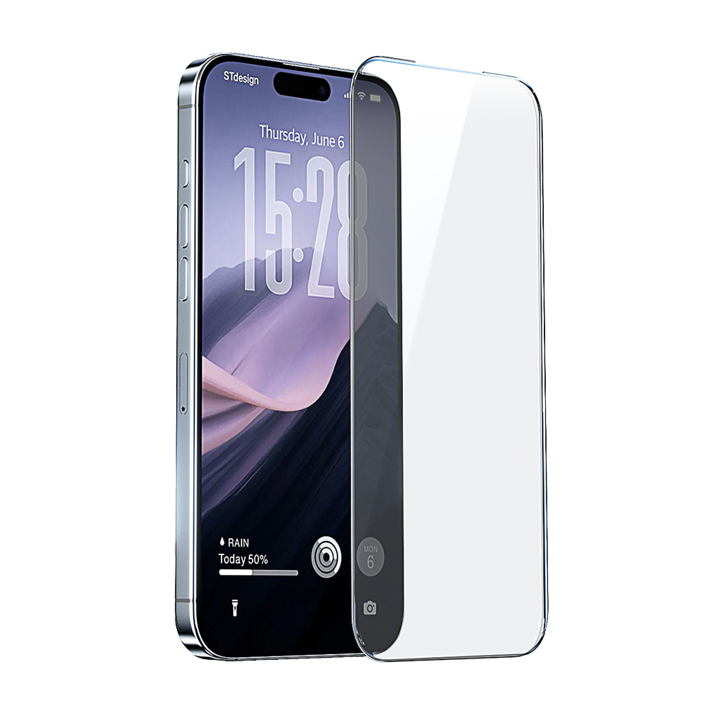 innostyle Crystal系列 9H iPhone 17/16/Air/Pro/ProMax 9H 高清鋼化玻璃保護貼膜