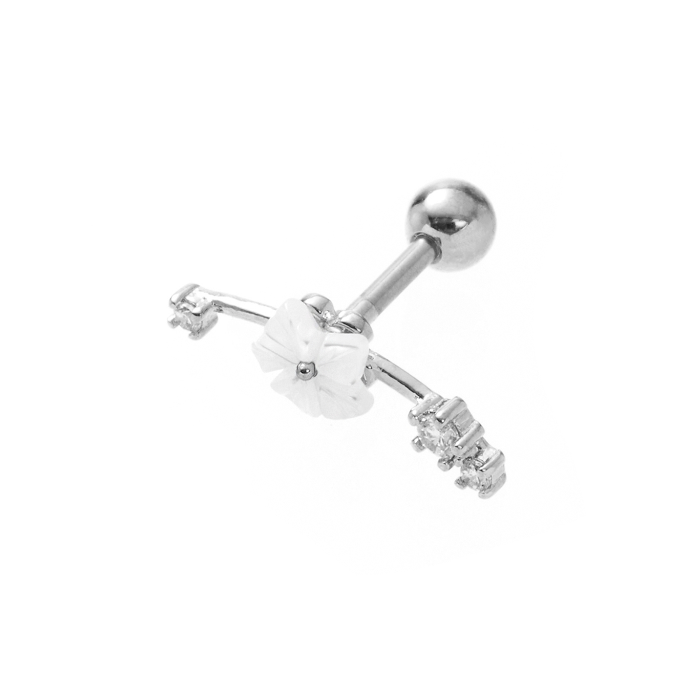 平價飾品,鋼飾,花,耳環