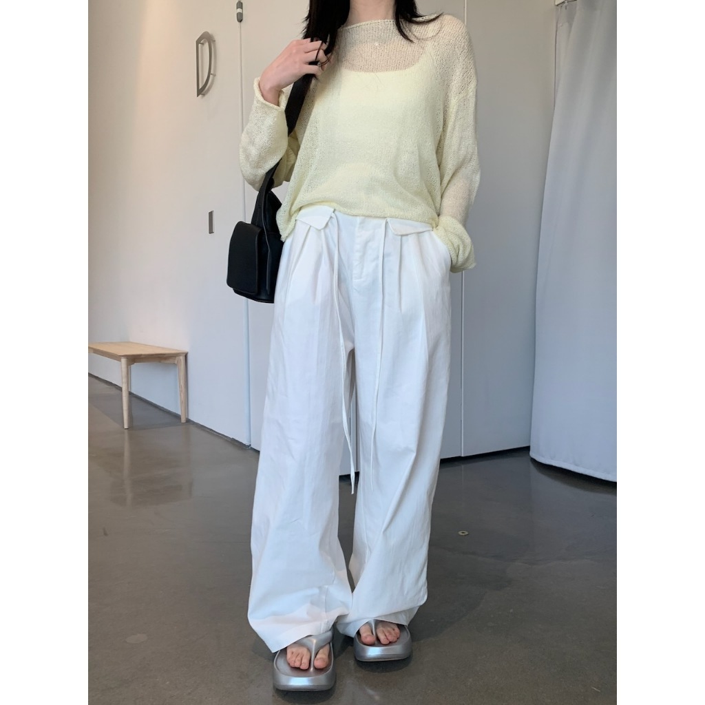 A30 親膚細針織圓領上衣 #7633