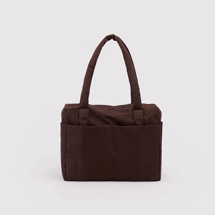 美國 BAGGU 尼龍登機旅行托特包 咖啡 (S)