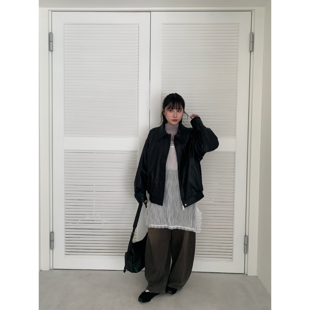 A35 網紗細肩帶疊穿透膚背心 #8503