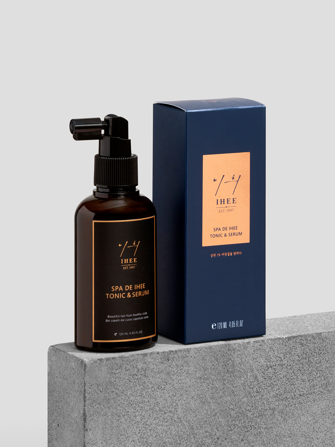 IHEE 經典頭皮噴霧(黑瓶) 120ml | 強化滋養毛囊 X 控油雙效平衡 X 深層潔淨頭皮