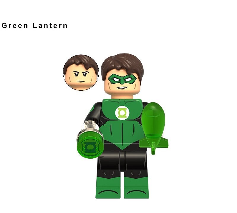 Green Lantern Custom Minifigures Fit Lego KDL853 K2338